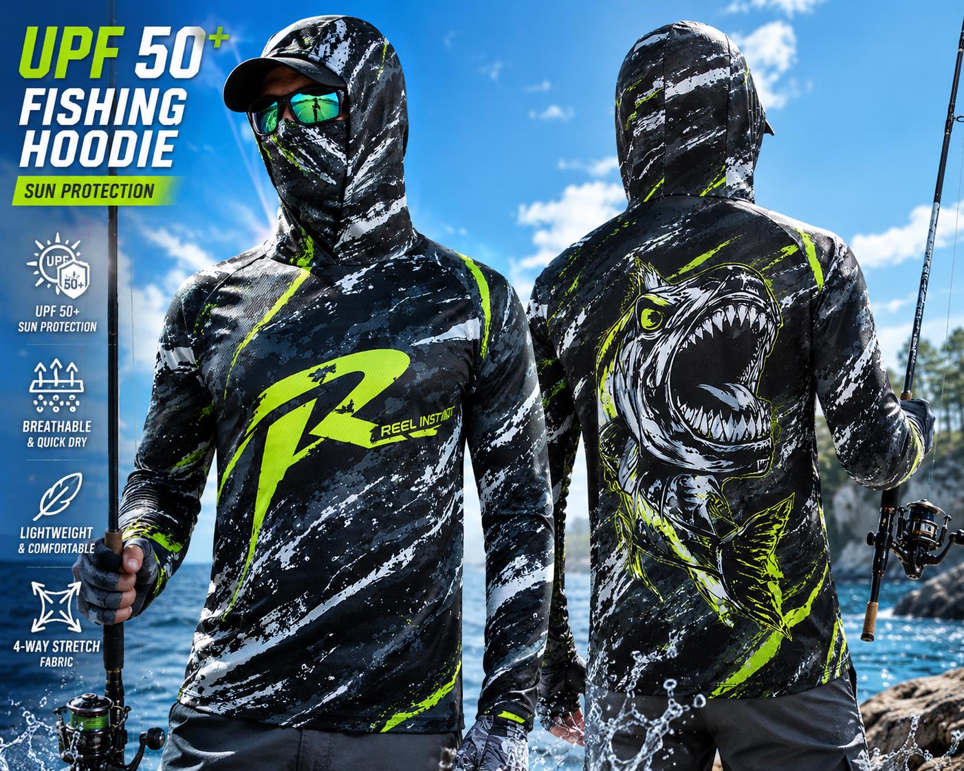 Outdoor Sun Protective Long Sl - Fishing recension och pris