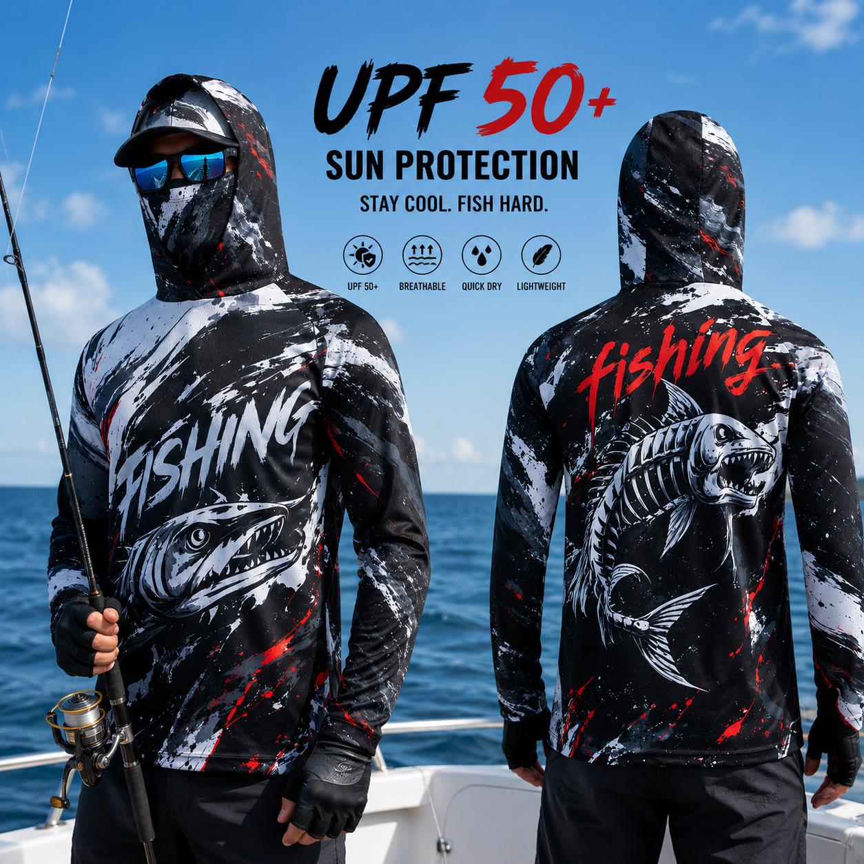 Outdoor Sun Protective Long Sl - Fishing recension och pris