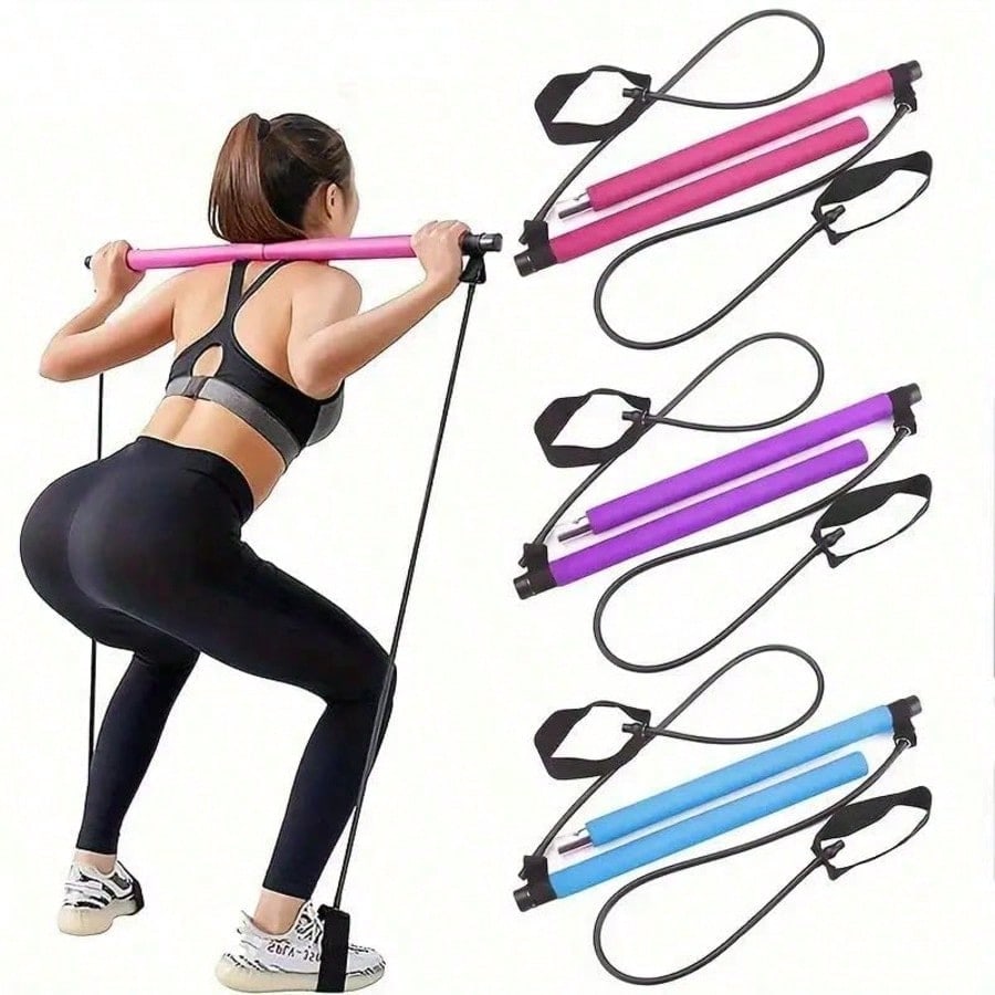 Pilates Bar Kit with Resistanc - Pilates Bar Kit With Resistance Bands recension och pris