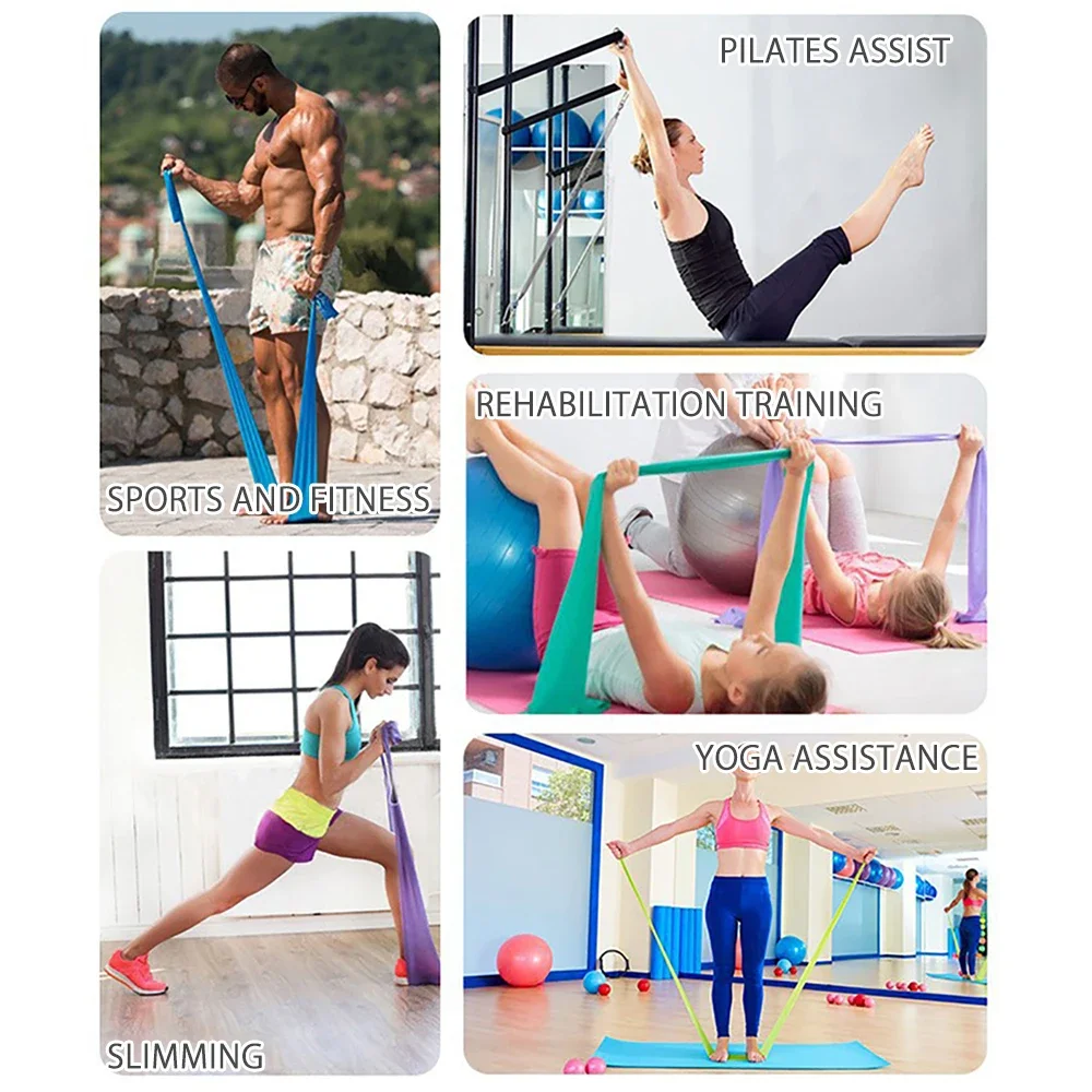Length 200cm Yoga Pilates Stre - Pilates Bar Kit With Resistance Bands recension och pris