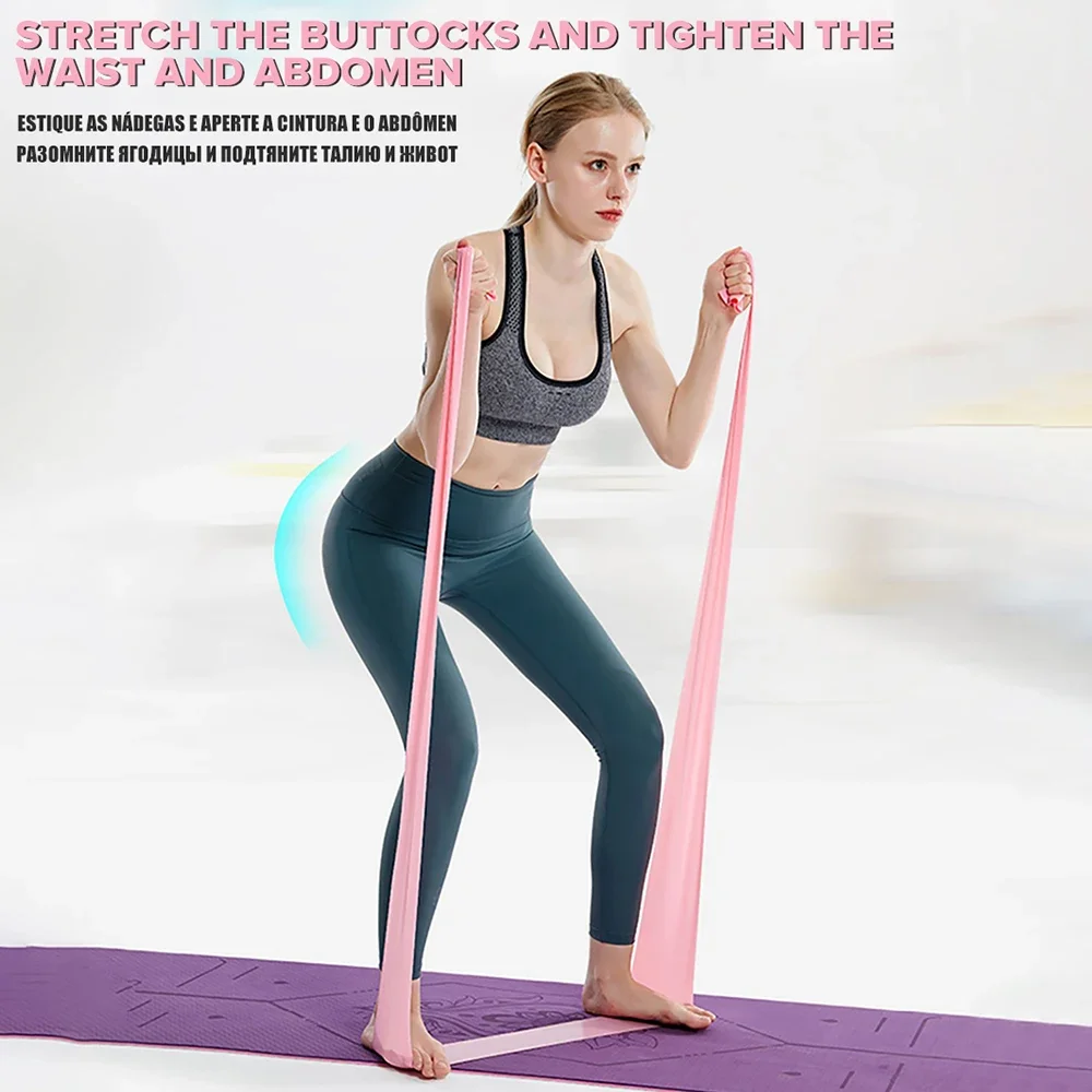 Length 200cm Yoga Pilates Stre - Pilates Bar Kit With Resistance Bands recension och pris