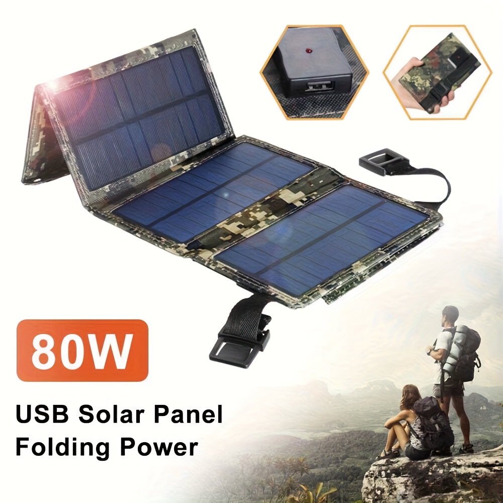 [Solar Panel] 80W Portable Fol - Camping recension och pris