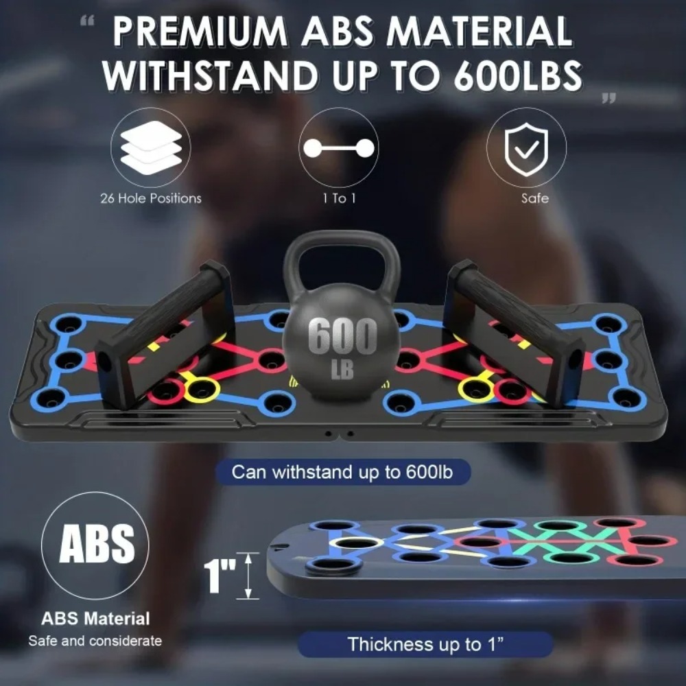 Portable Multifunctional Push- - Push Up Board Foldable Multi Function recension och pris