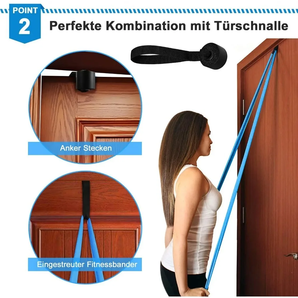 4Pcs/Set Elastic Fitness Bands - Pilates Bar Kit With Resistance Bands recension och pris