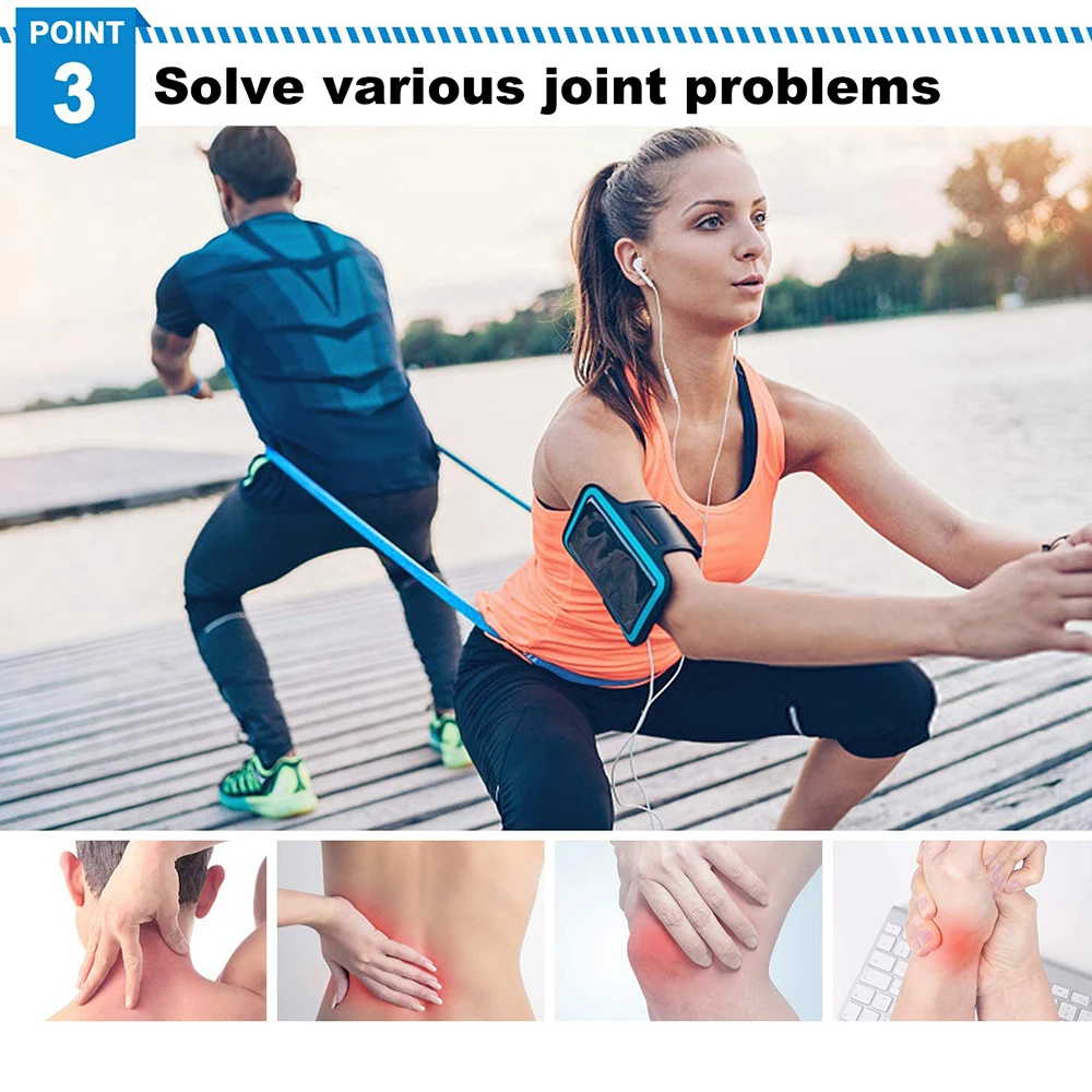 4Pcs/Set Elastic Fitness Bands - Pilates Bar Kit With Resistance Bands recension och pris